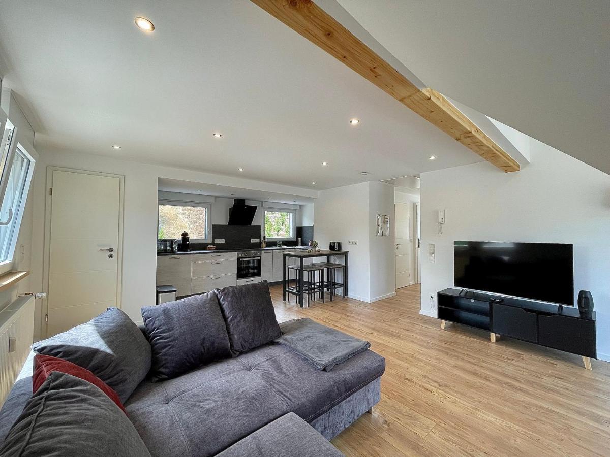 Sky Apartment, Blick Zur Mosel, Grosser Balkon, Kaffeemaschine, Smart Tv Zell an der Mosel Ngoại thất bức ảnh